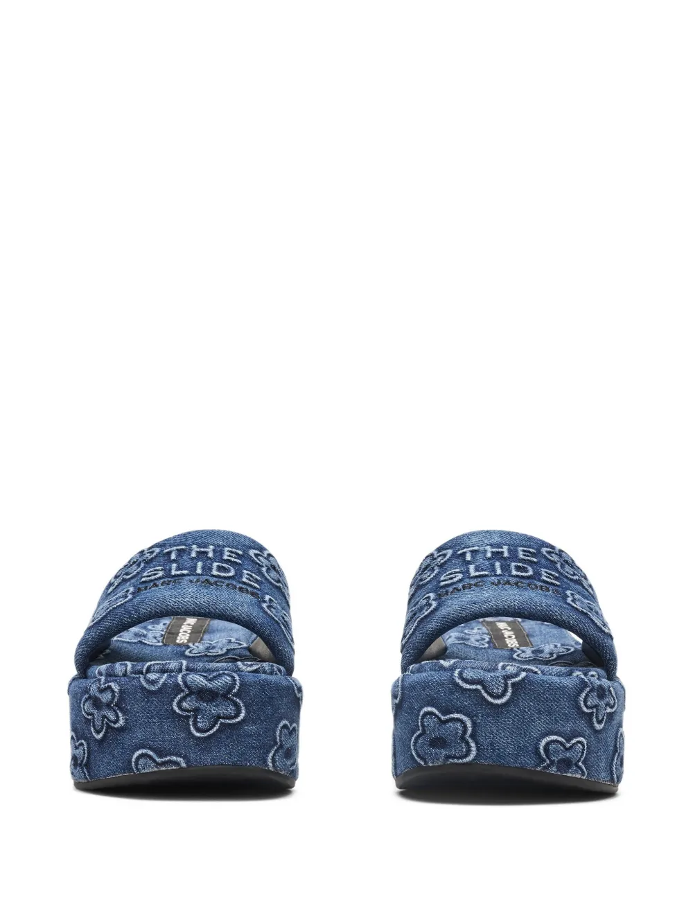 Marc Jacobs The Daisy denim platform sandals Blue