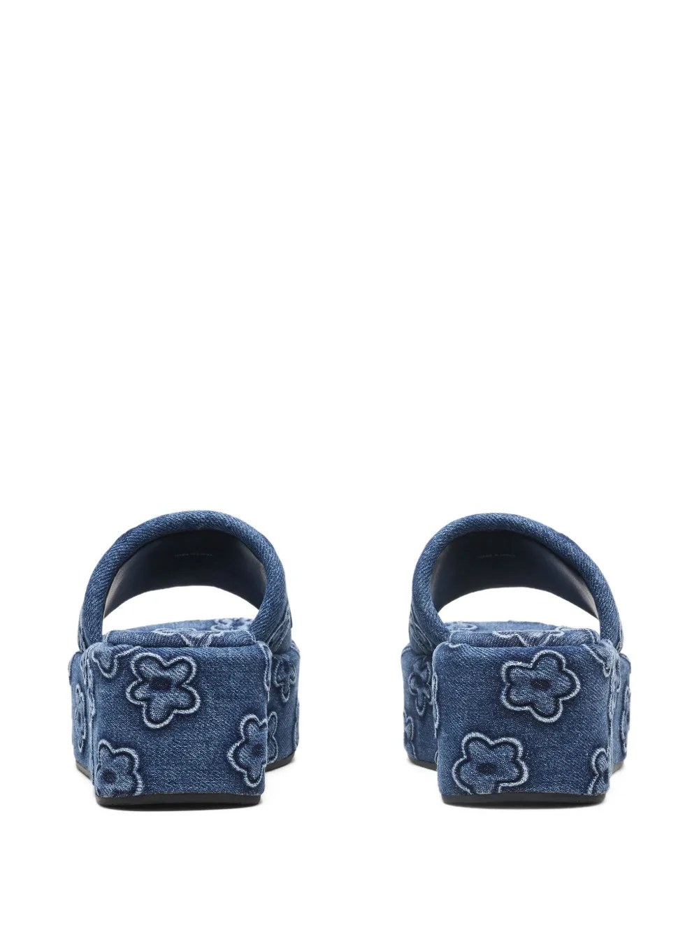 Marc Jacobs The Daisy denim platform sandals Blue