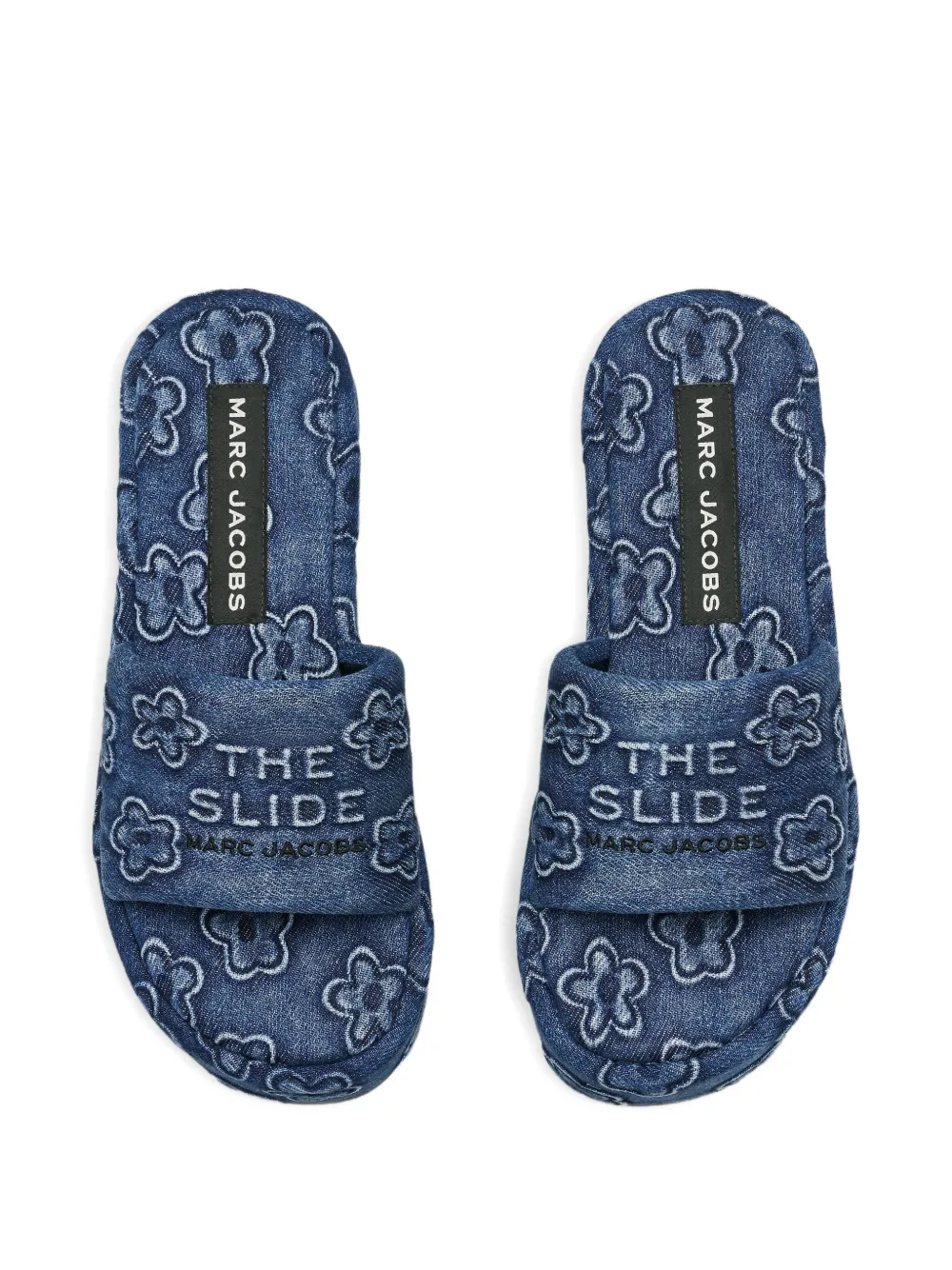 Marc Jacobs The Daisy denim platform sandals Blue