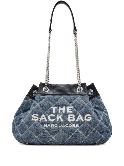 Sac The Quilted Denim Chain Sack - Marc Jacobs - Modalova