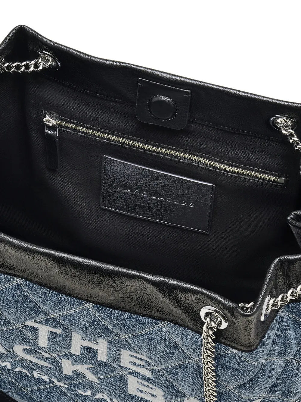 Marc Jacobs The Quilted Denim Large Chain Sack Bag | Blue