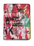 Marc Jacobs The Fraffiti Leather Passport case - Red