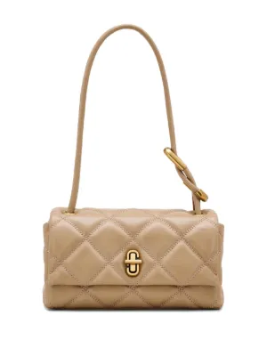 Marc Jacobs Mini The Quilted Dual Shoulder Bag | Neutrals | FARFETCH