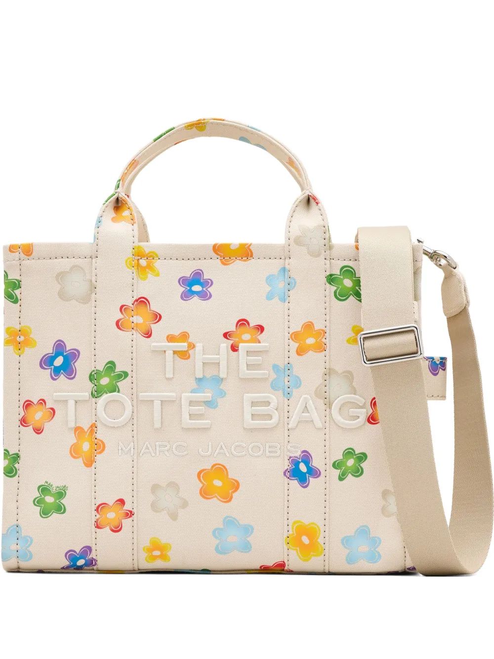 Marc Jacobs The Wild Daisy Medium Tote Bag | Neutrals | Image 1