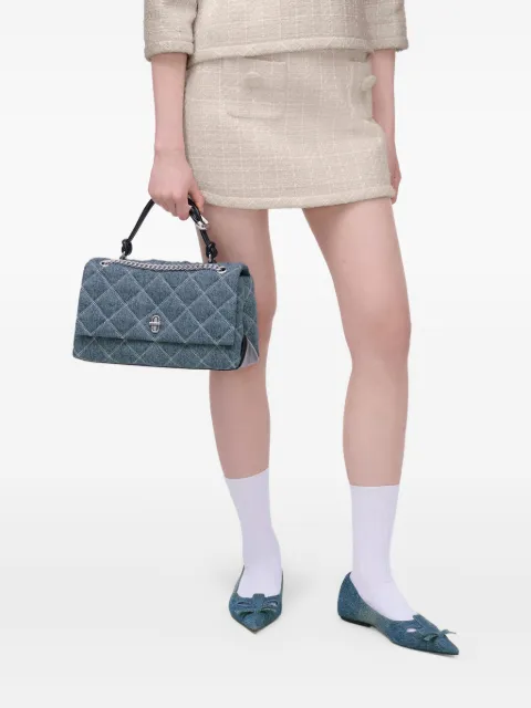 Marc Jacobs 퀼티드 데님 숄더 백