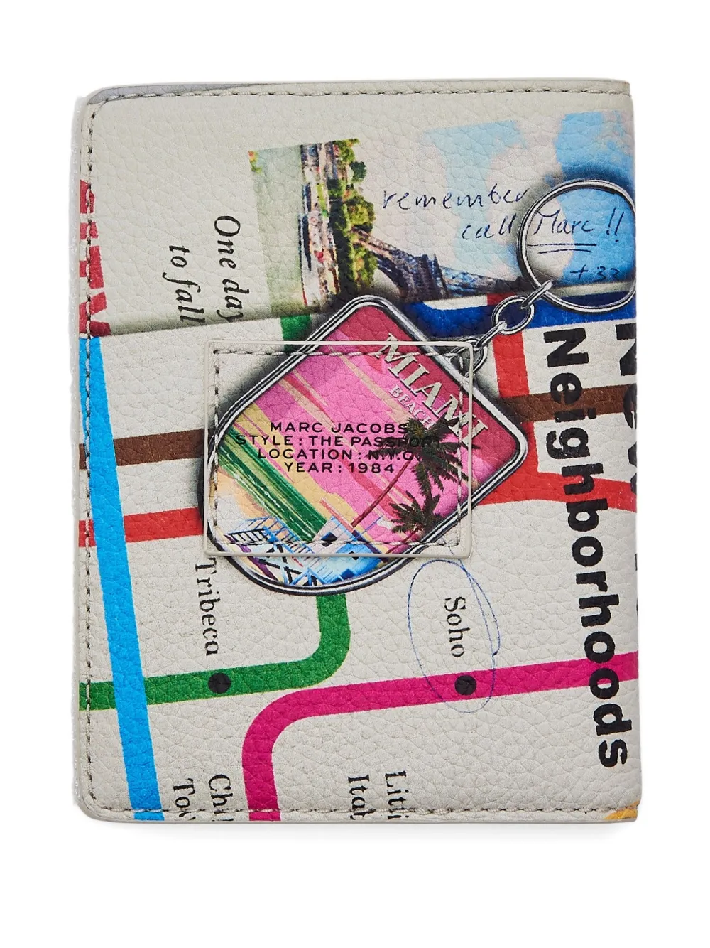 Marc Jacobs The Brochure passport case - Beige