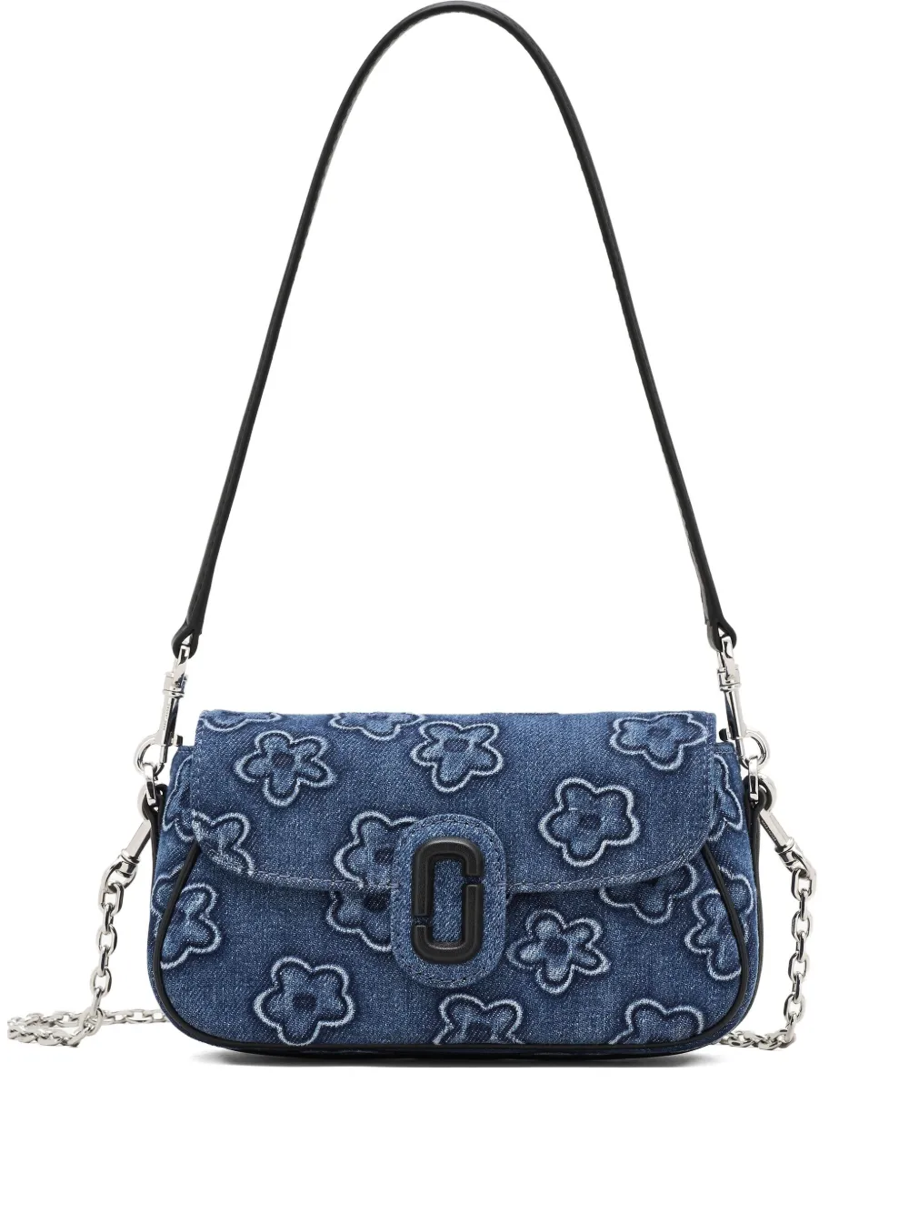 Marc Jacobs ザ パフィ デイジー デニム クローバー ショルダーバッグ - ブルー Marc Jacobs ザ パフィ デイジー デニム クローバー ショルダーバッグ - ブルー