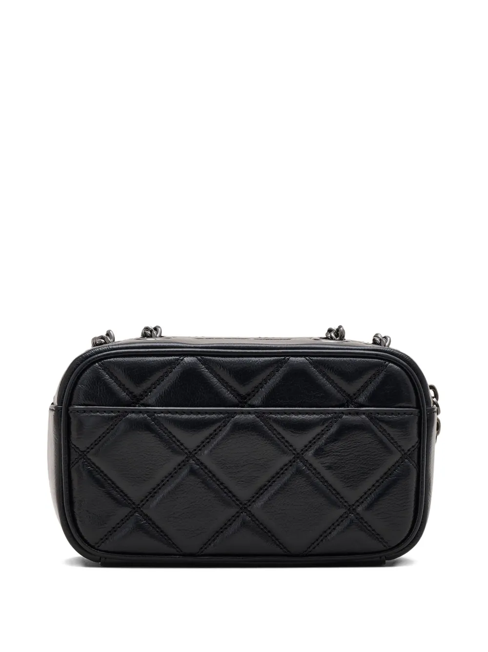 Marc Jacobs The Quilted Snapshot leren tas met ketting Zwart