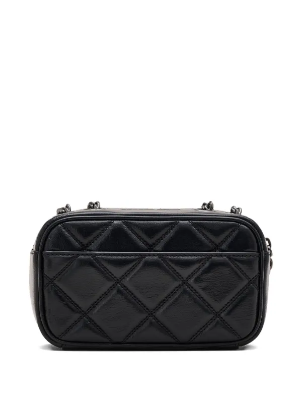 ショルダーバッグ・ポシェット MARC JACOBS THE QUILTED SNAPSHOT CONVERTIBLE SHOULDER BAG Marc Jacobs The Quilted Leather Chain Snapshot Bag | Black