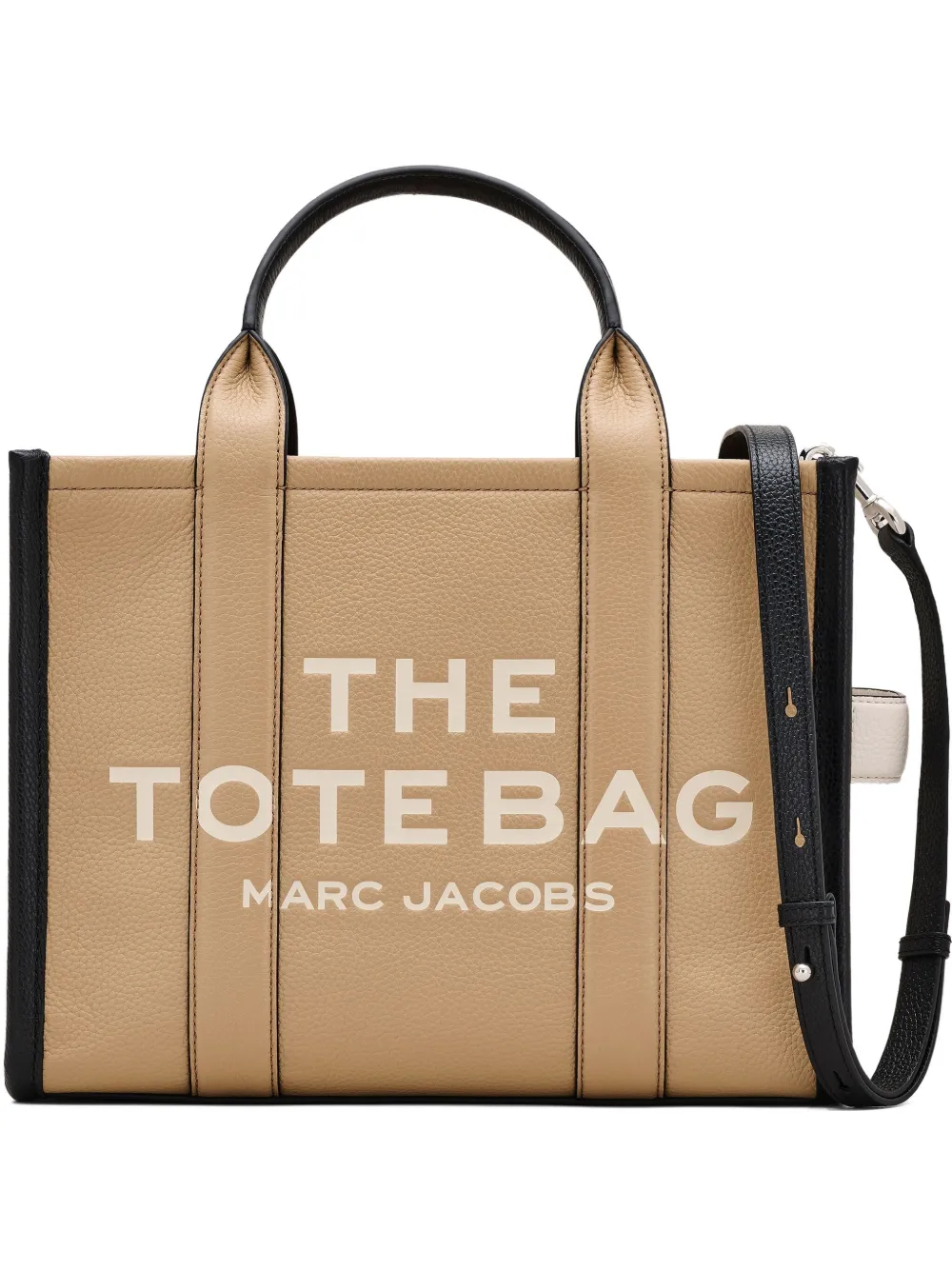 Marc Jacobs ザ カラーブロック ミディアム トートバッグ - ニュートラル Marc Jacobs ザ カラーブロック ミディアム トートバッグ - ニュートラル