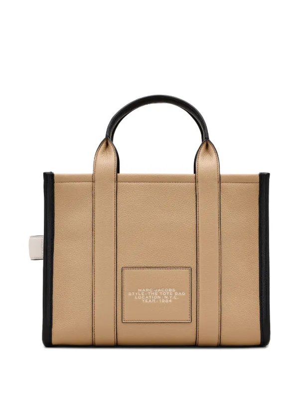 Marc Jacobs The Colorblock Medium Tote Bag Neutrals FARFETCH IN