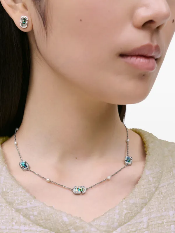 Marc Jacobs The Abalone ネックレス | シルバートーン | FARFETCH JP