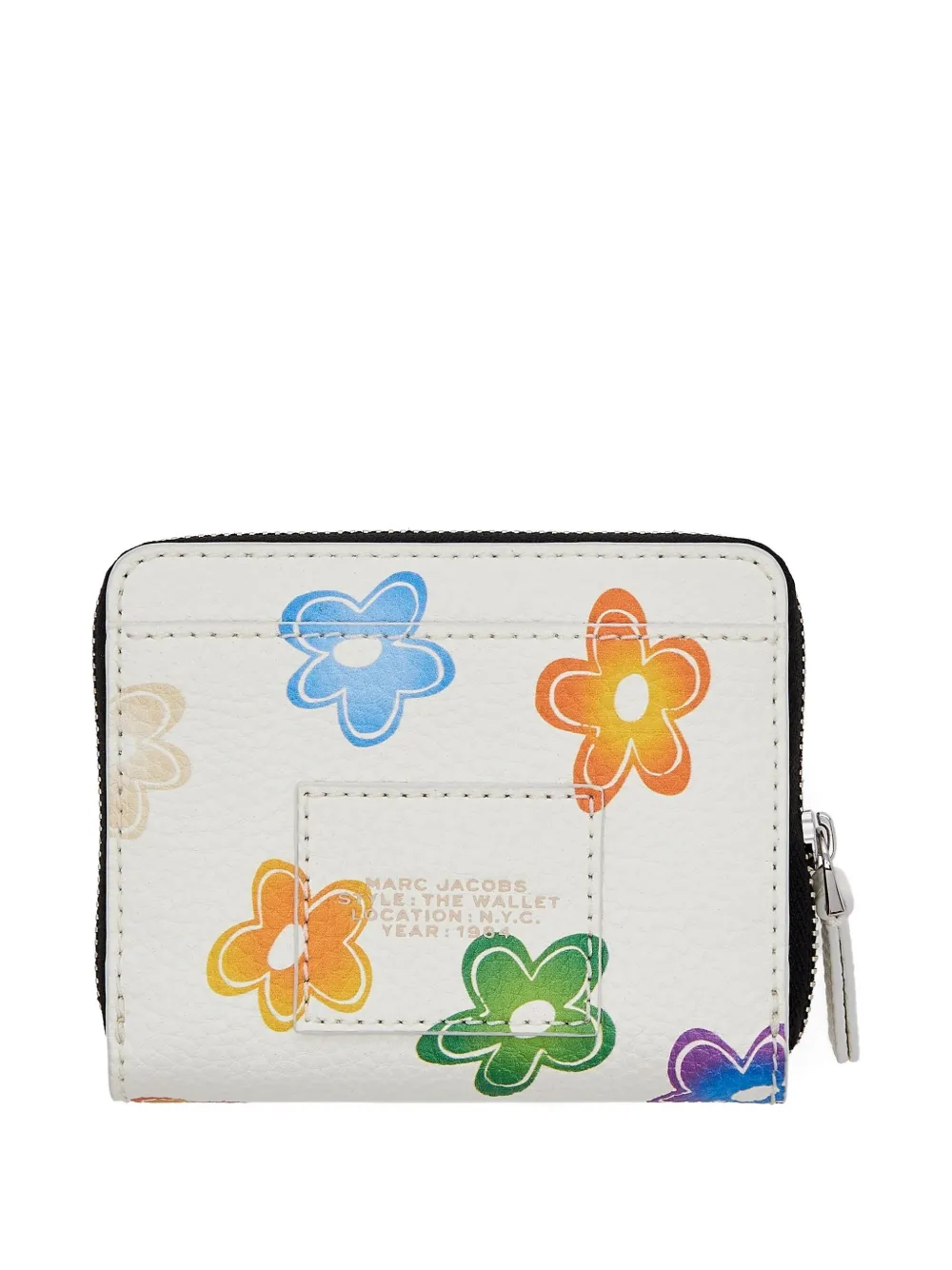 Marc Jacobs mini The Wild Daisy Compact wallet - Wit
