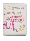 Marc Jacobs The Kids Writing Passport case - White