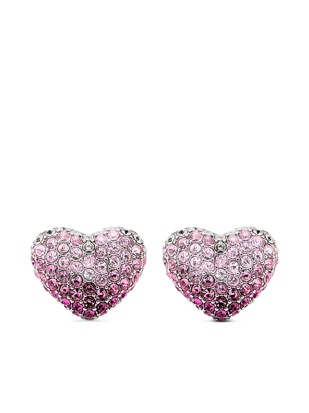 Marc Jacobs The Pavé Balloon Heart earrings | Silver | Image 1