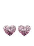 Marc Jacobs The Pavé Balloon Heart earrings - Silver