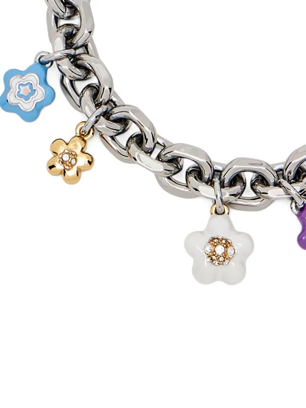 MARC JACOBS エナメルワイルドデイジーチャームブレスレット Marc Jacobs The Enamel Wild Daisy Charm ブレスレット