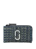Marc Jacobs The Monogram denim wallet - Blue