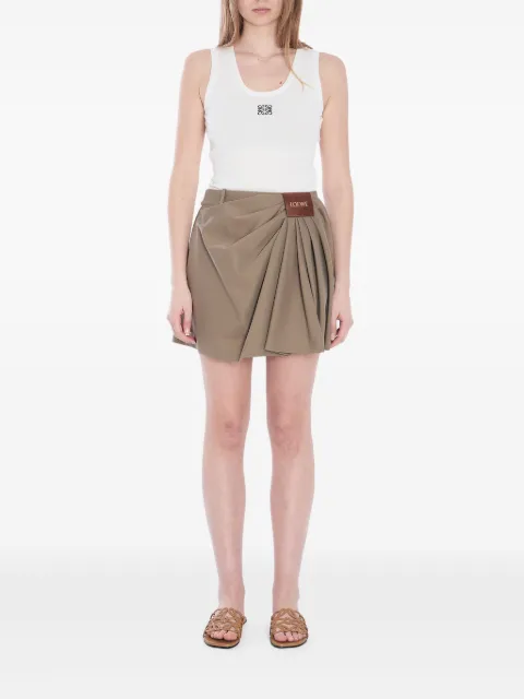 LOEWE draped mini skirt