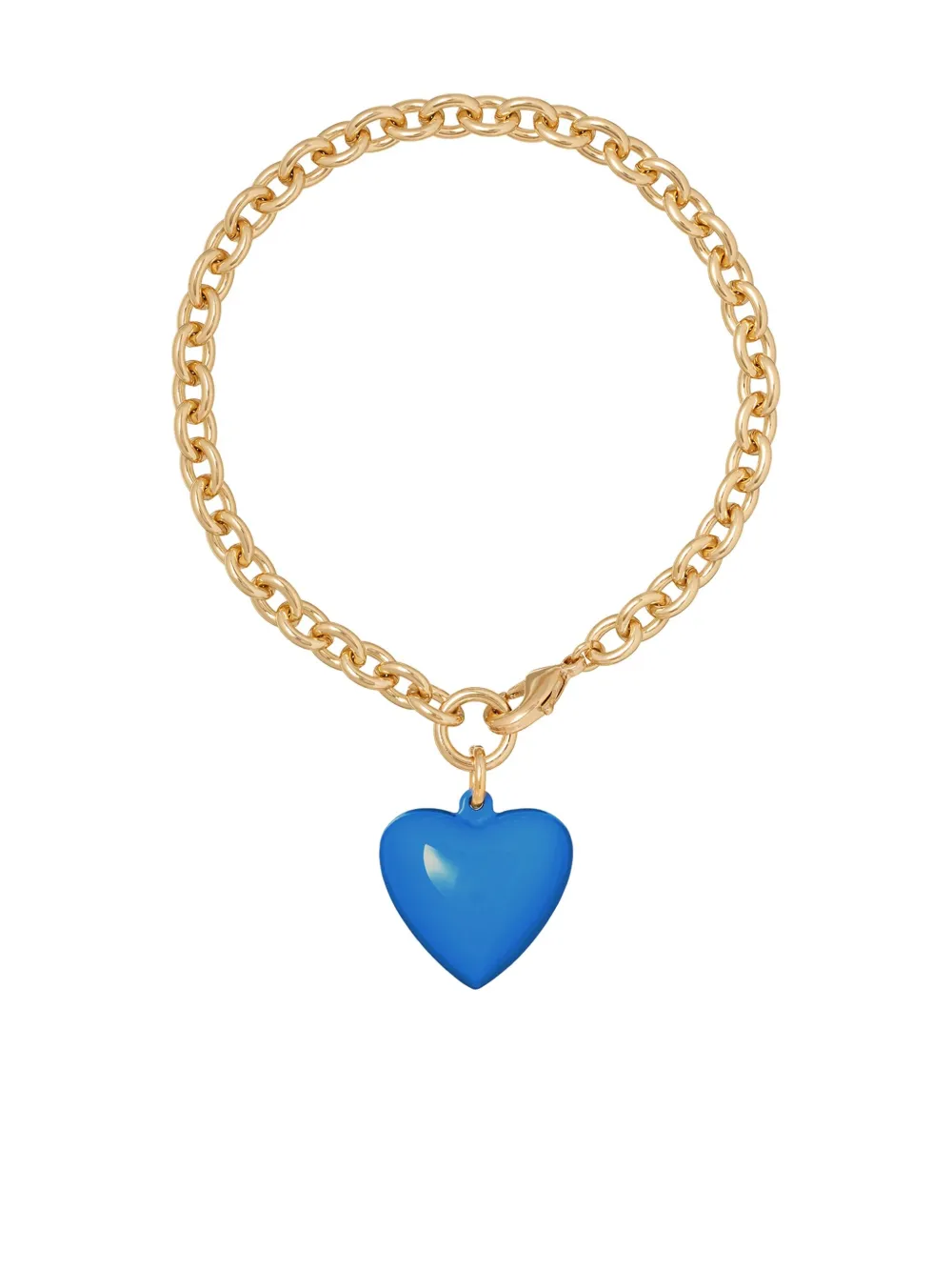 Roxanne Assoulin The Mini Puffy Heart Bracelet In Gold