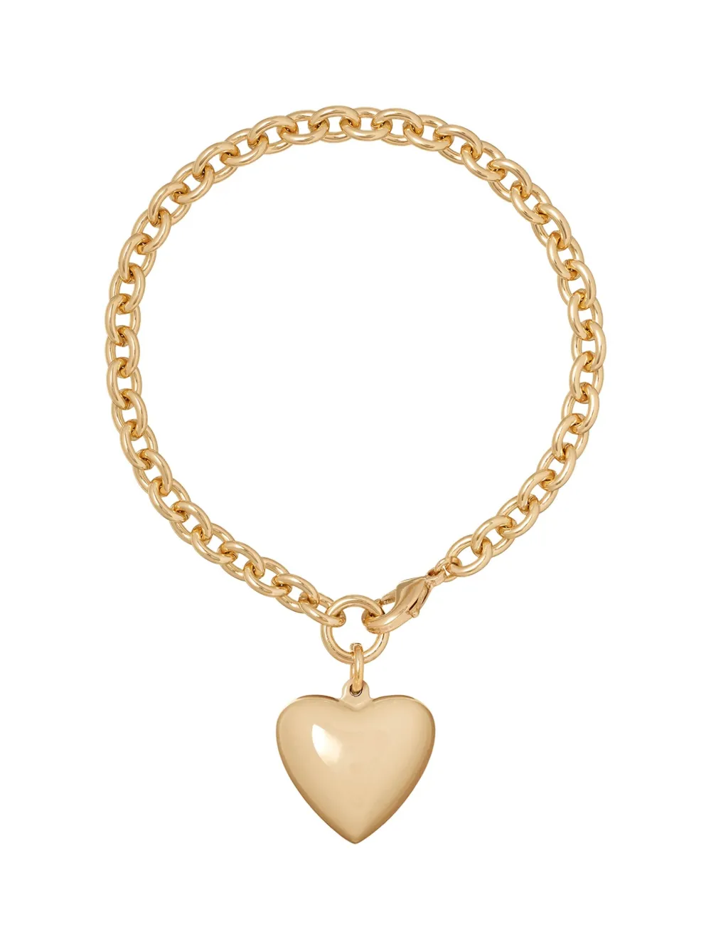 Roxanne Assoulin The Mini Puffy Heart Bracelet In Gold