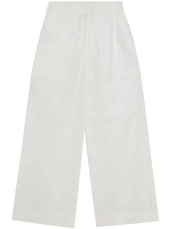 Simkhai Olly Double-waistband Trousers in White