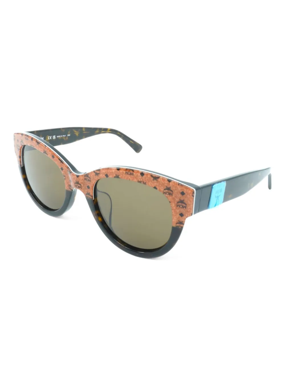 MCM Zonnebril met cat-eye montuur en monogram Bruin
