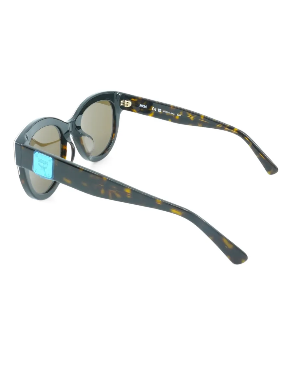 MCM Zonnebril met cat-eye montuur en monogram Bruin
