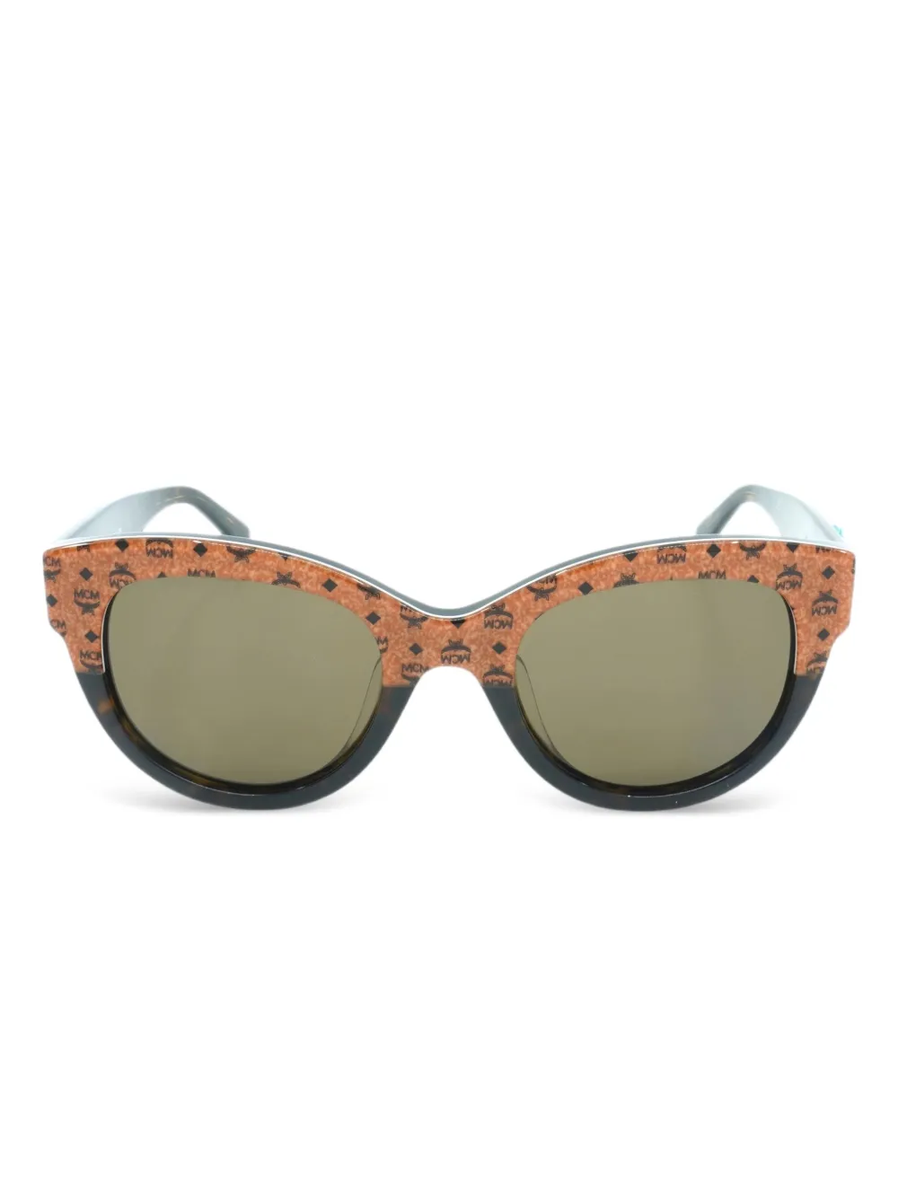 MCM Zonnebril met cat-eye montuur en monogram Bruin
