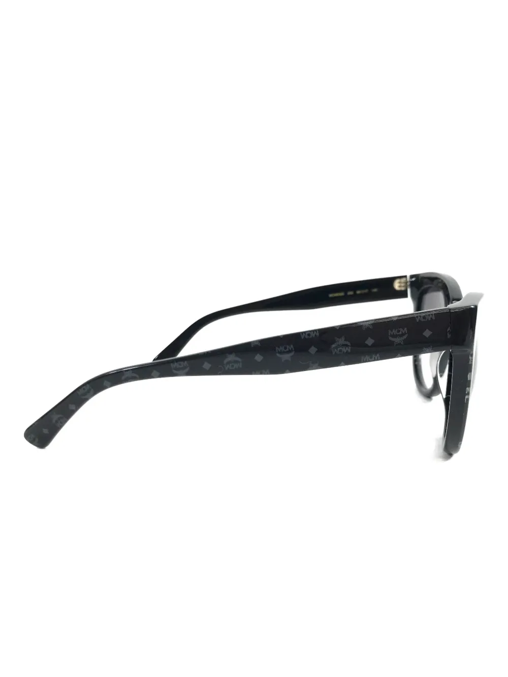 MCM Zonnebril met cat-eye montuur en monogram Zwart