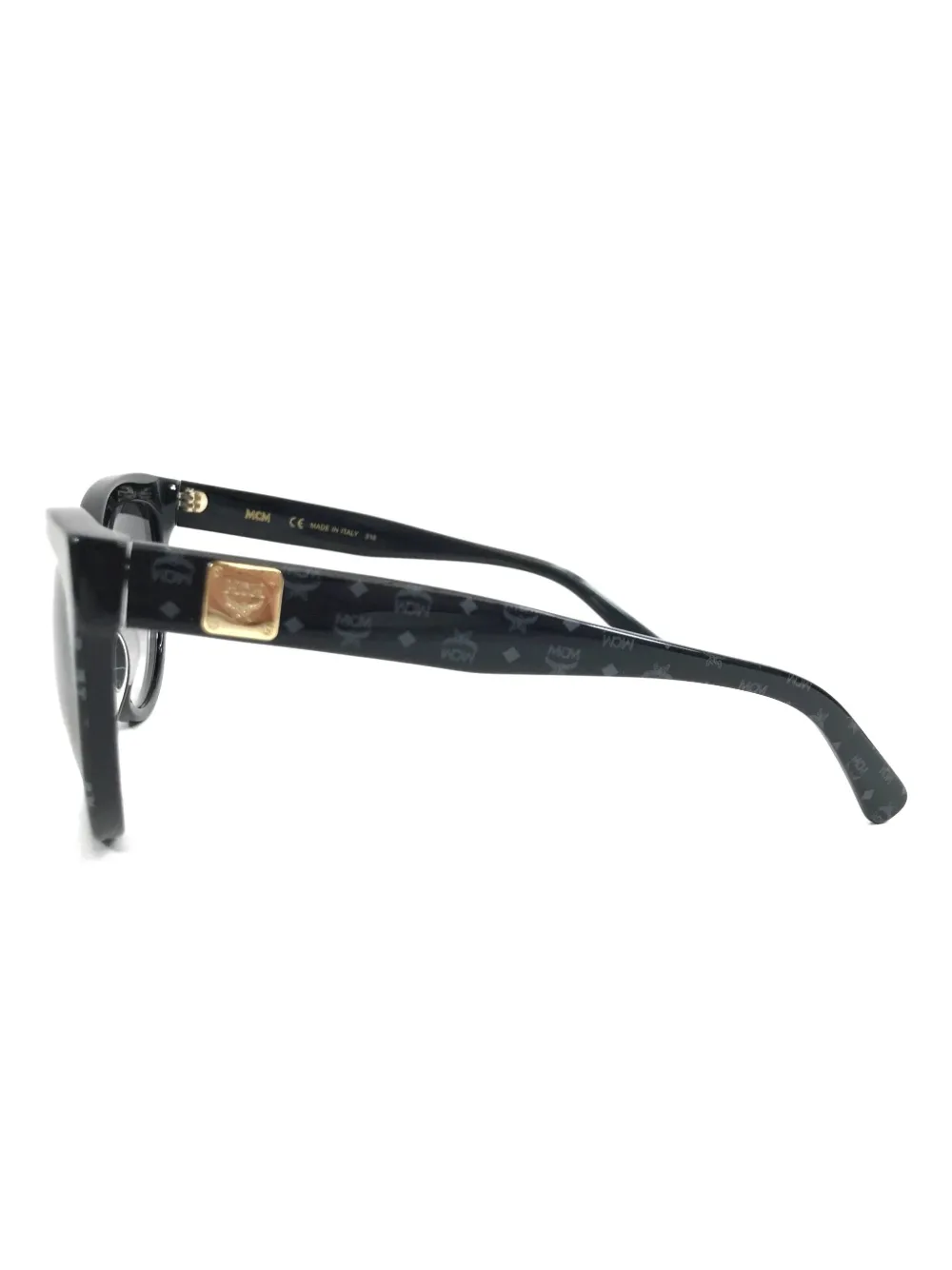 MCM Zonnebril met cat-eye montuur en monogram Zwart