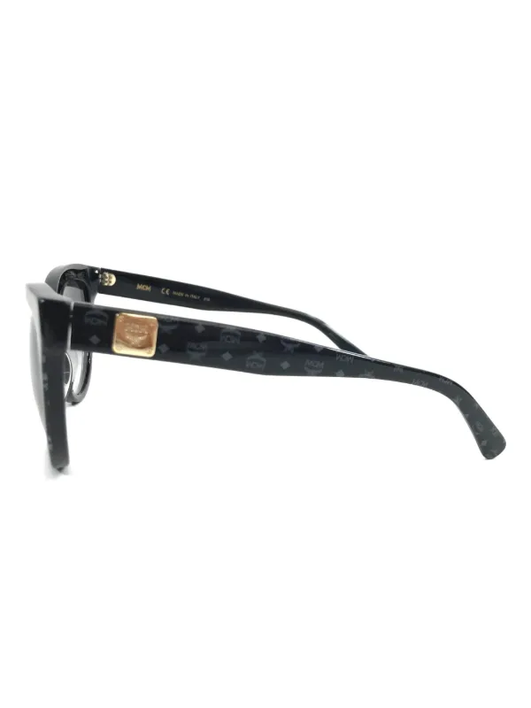 MCM エムシーエム サングラス アイウエア キャットアイ レディース MCM Monogram cat-eye Sunglasses | Black | FARFETCH