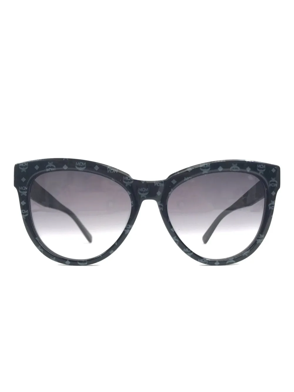 MCM Zonnebril met cat-eye montuur en monogram Zwart