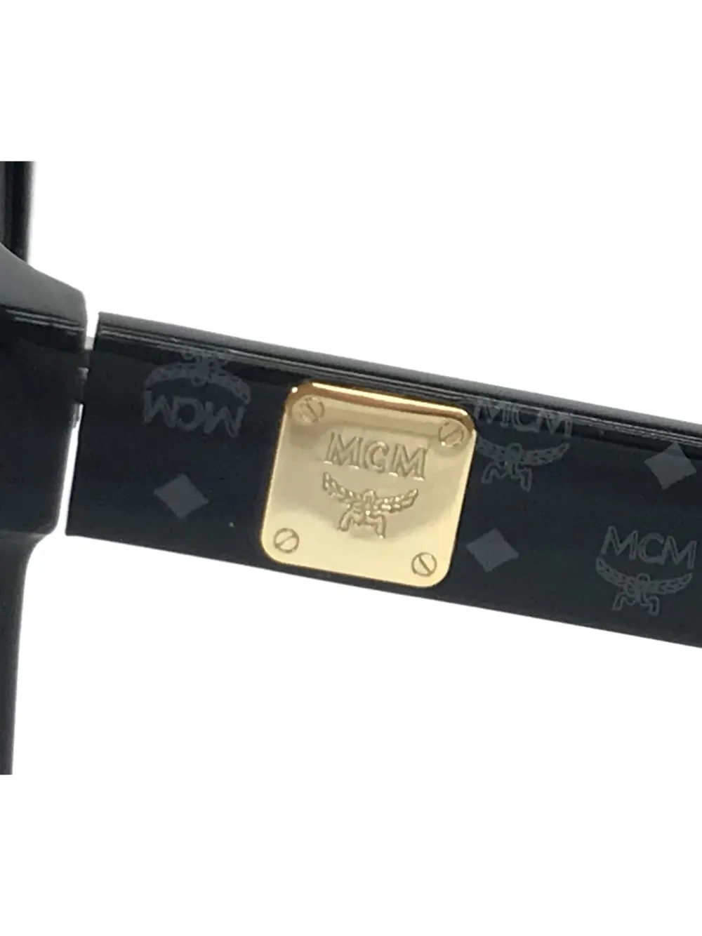 MCM Zonnebril met cat-eye montuur en monogram Zwart