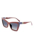 MCM cat-eye two-tone sunglasses - Red