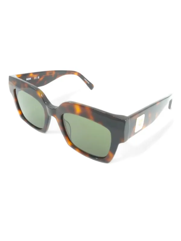 MCM Tortoiseshell square-frame Sunglasses | Brown | FARFETCH display picture 1