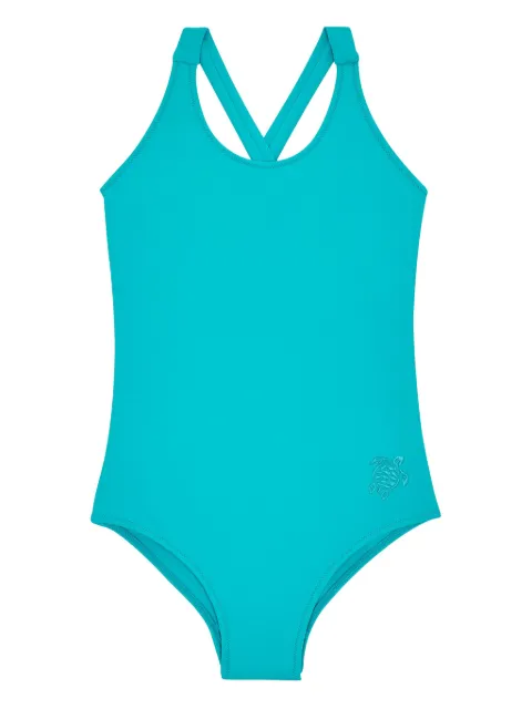 Vilebrequin Kids traje de baño con parche del logo