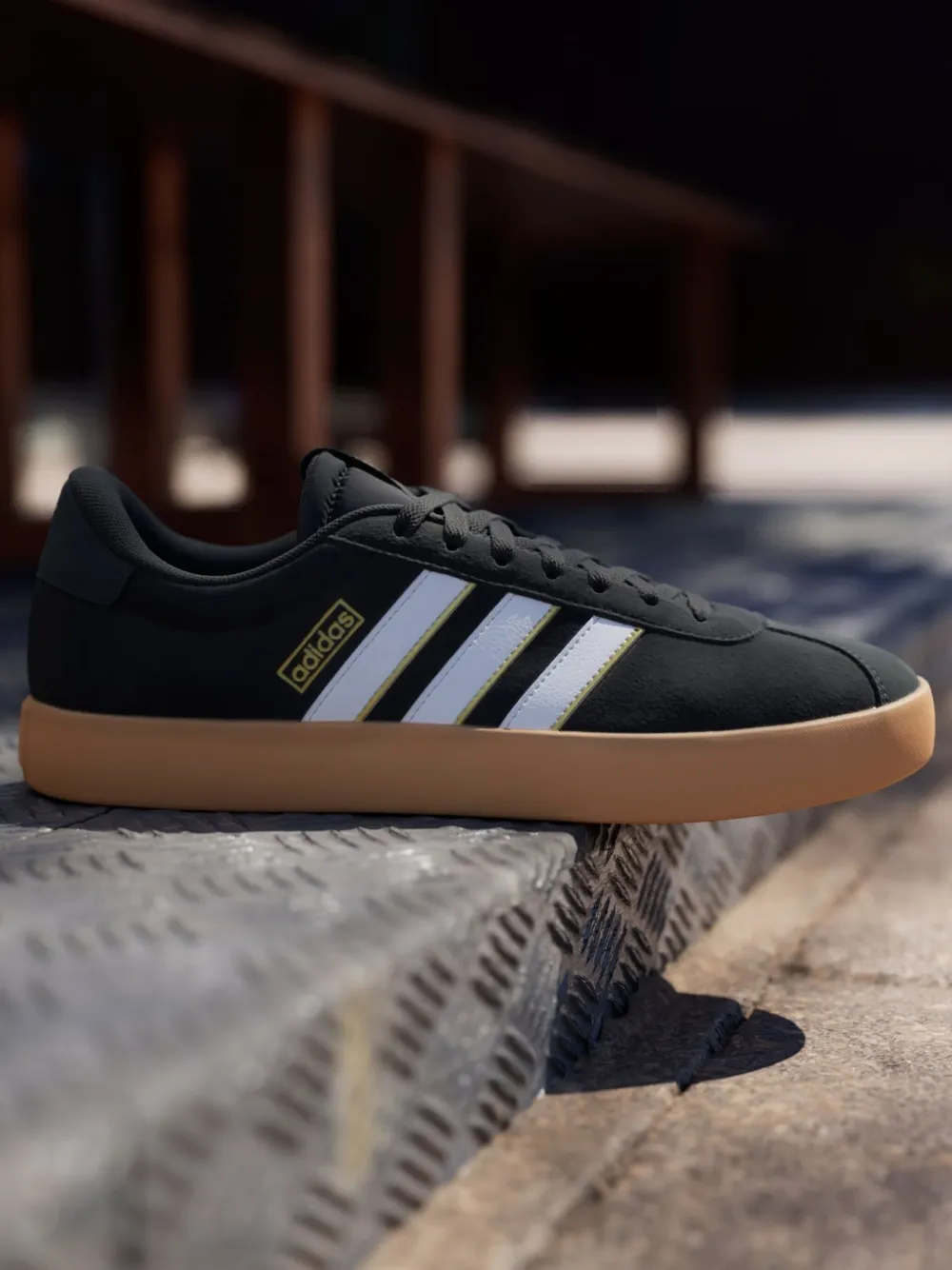 adidas VL Court 3.0 "Black White Gum" sneakers