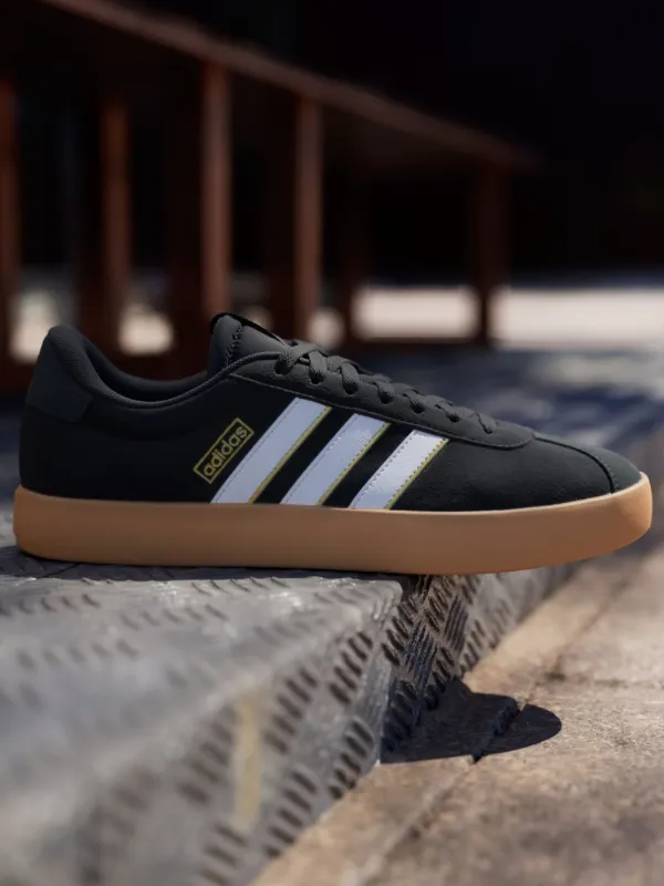 adidas gazelle silver green womens adidas - VL Court Base CBLACK/FTWWHT/CBLACK main image 1