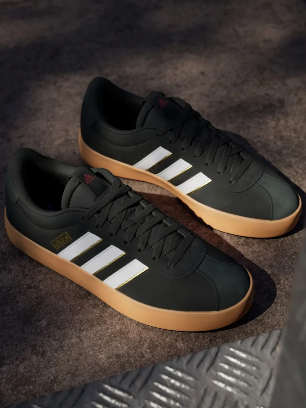 adidas VL Court 3.0 "Black White Gum" sneakers