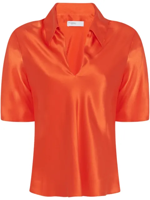 Rosetta Getty playera tipo polo Bias
