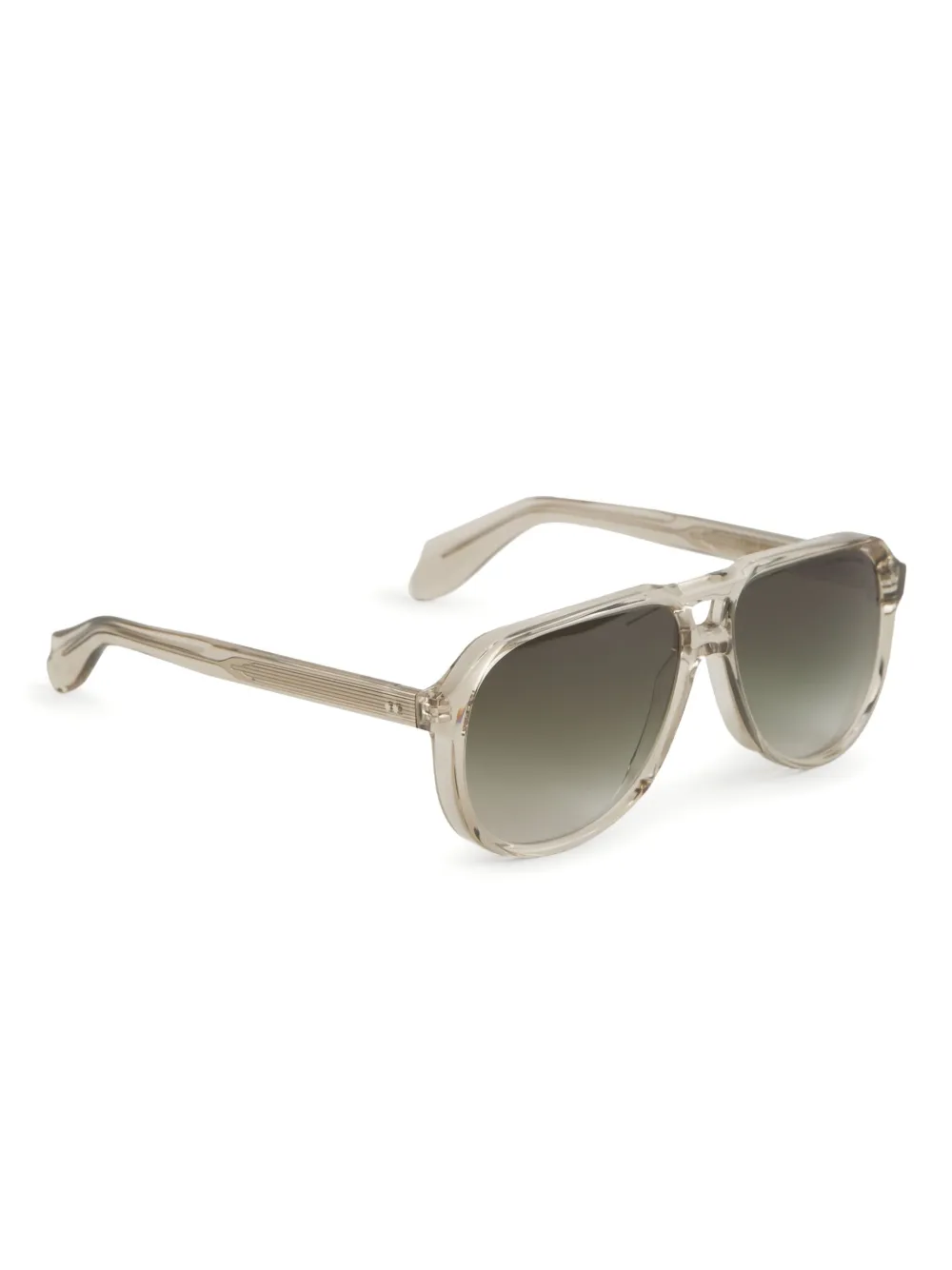 Cutler & Gross aviator-frame sunglasses - Beige