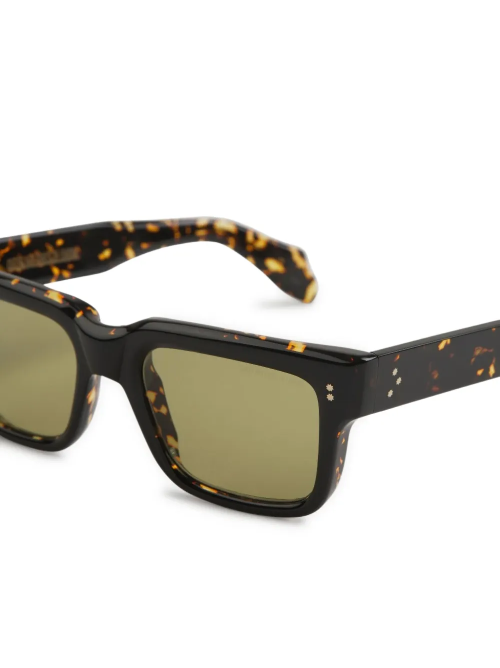 Cutler & Gross Zonnebril met vierkant montuur Bruin