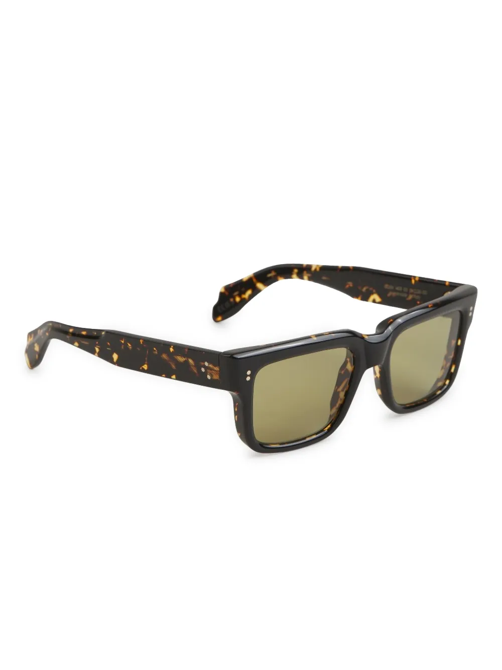 cutler&gross Cutler & Gross Zonnebril met vierkant montuur - Bruin