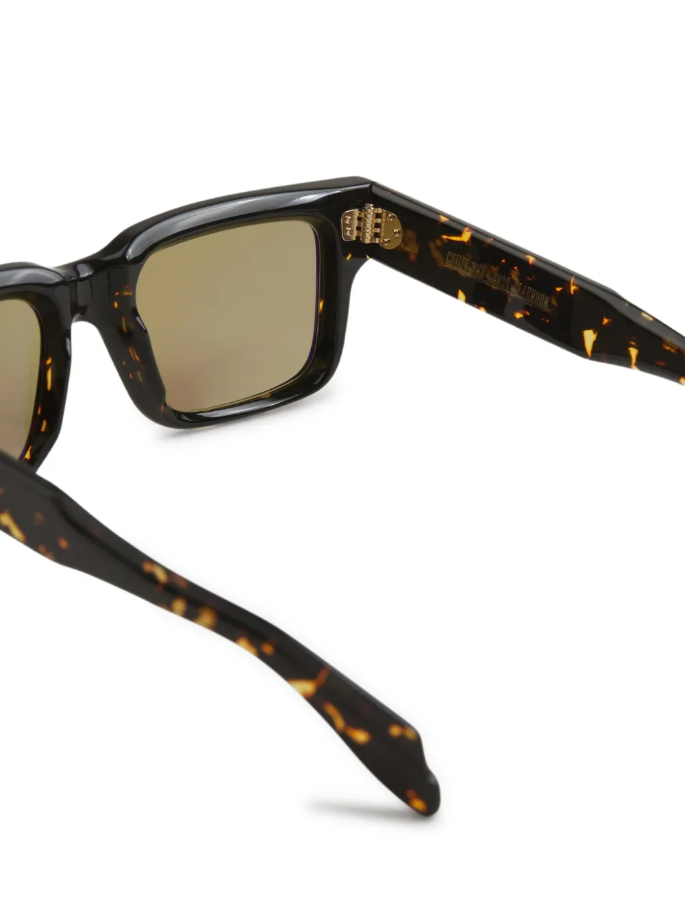Cutler & Gross Zonnebril met vierkant montuur Bruin