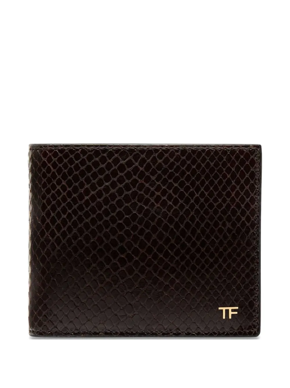 TOM FORD logo-plaque wallet | Brown | Image 1