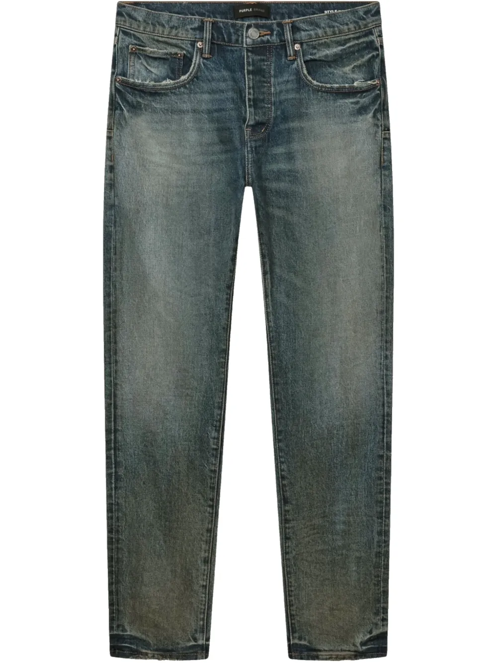 stretch-cotton jeans