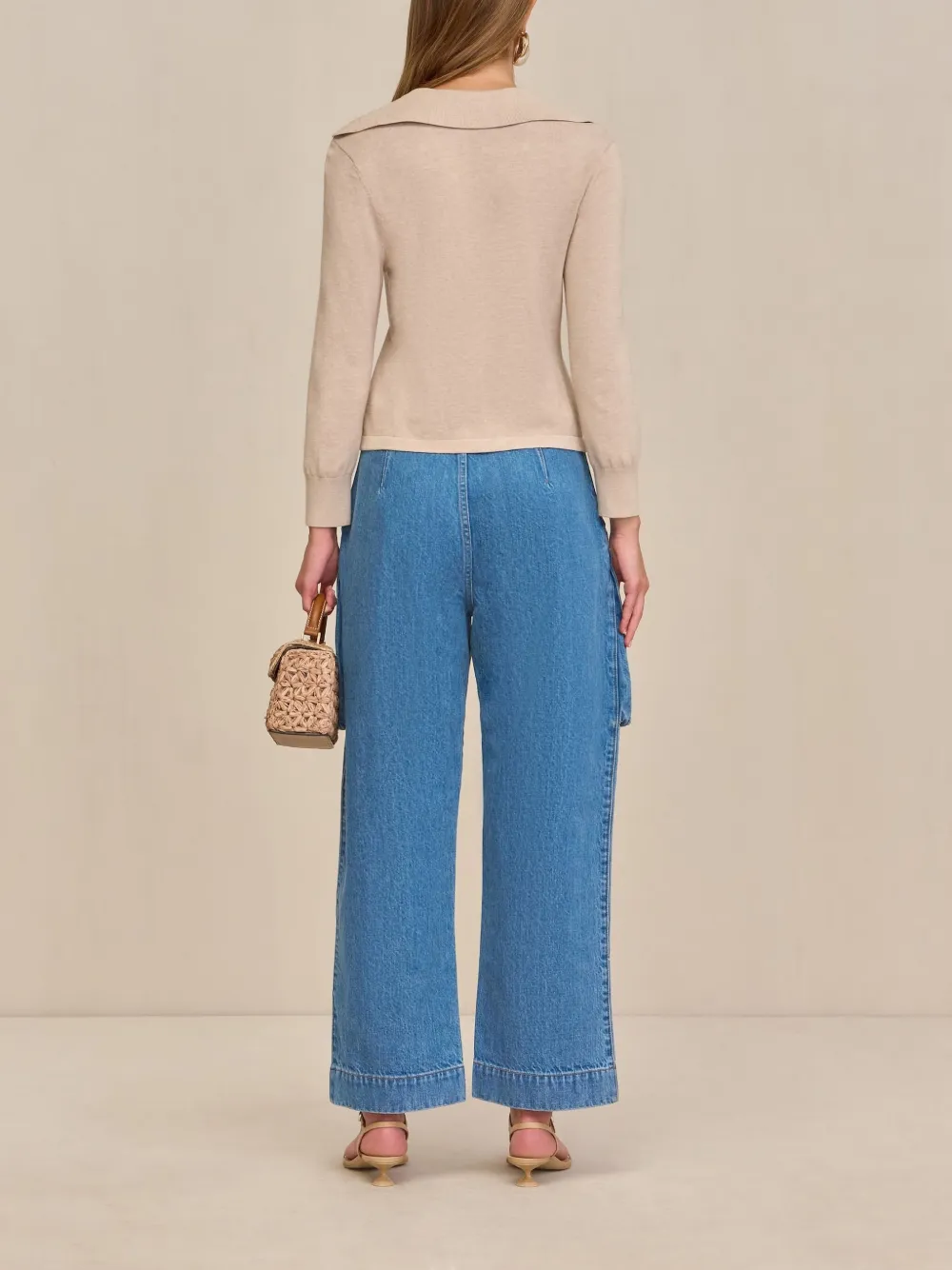 Cult Gaia Katoenen jeans Blauw