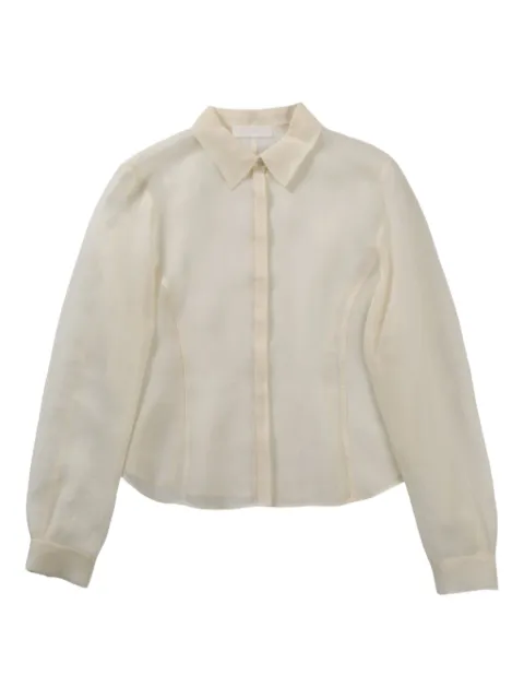 Amomento semi-sheer shirt