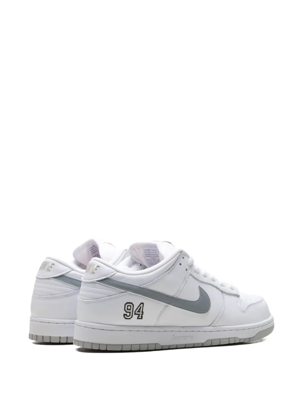 Nike SB Dunk Low "Supreme White" sneakers